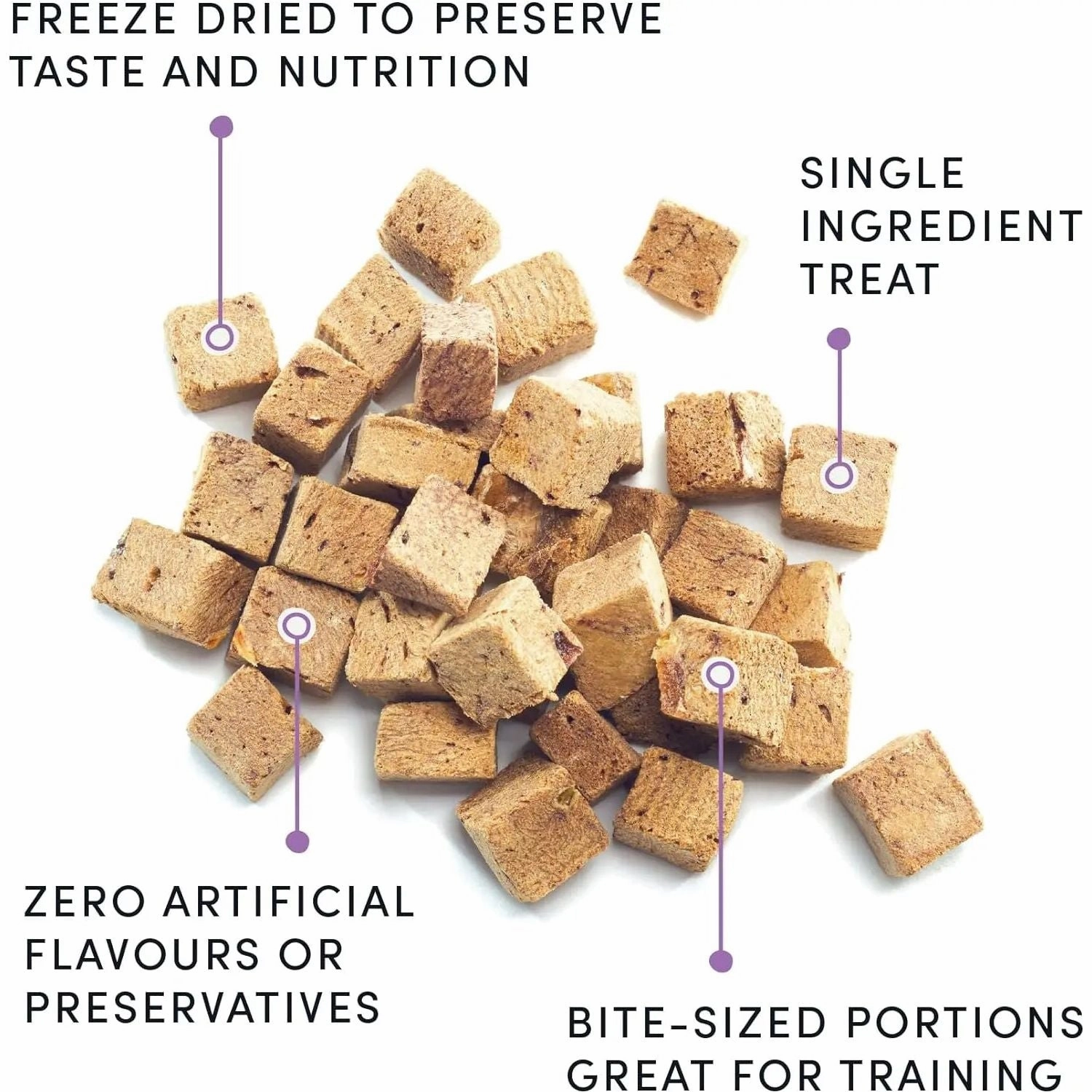 Crumps' Naturals Beef Liver Bites Dog Treats
