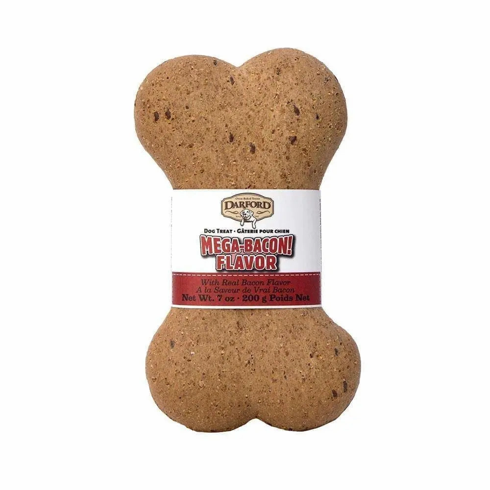 Darford? Mega-Bacon! Flavor Bone Dog Treats 7 Oz