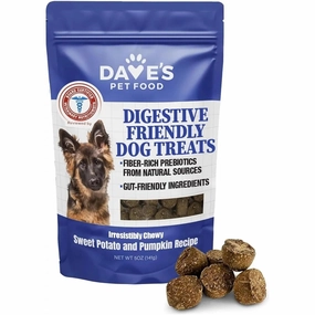 Dave's Pet Food Sensitive Stomach Sweet Potato & Pumpkin Grain-Free Soft & Chewy Dog Treats 5oz
