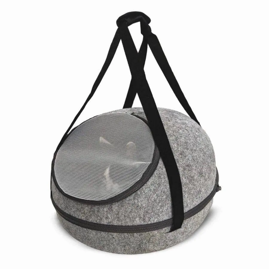 Doc & Phoebe Sleep N Go Pet Bed Grey 10.75 in
