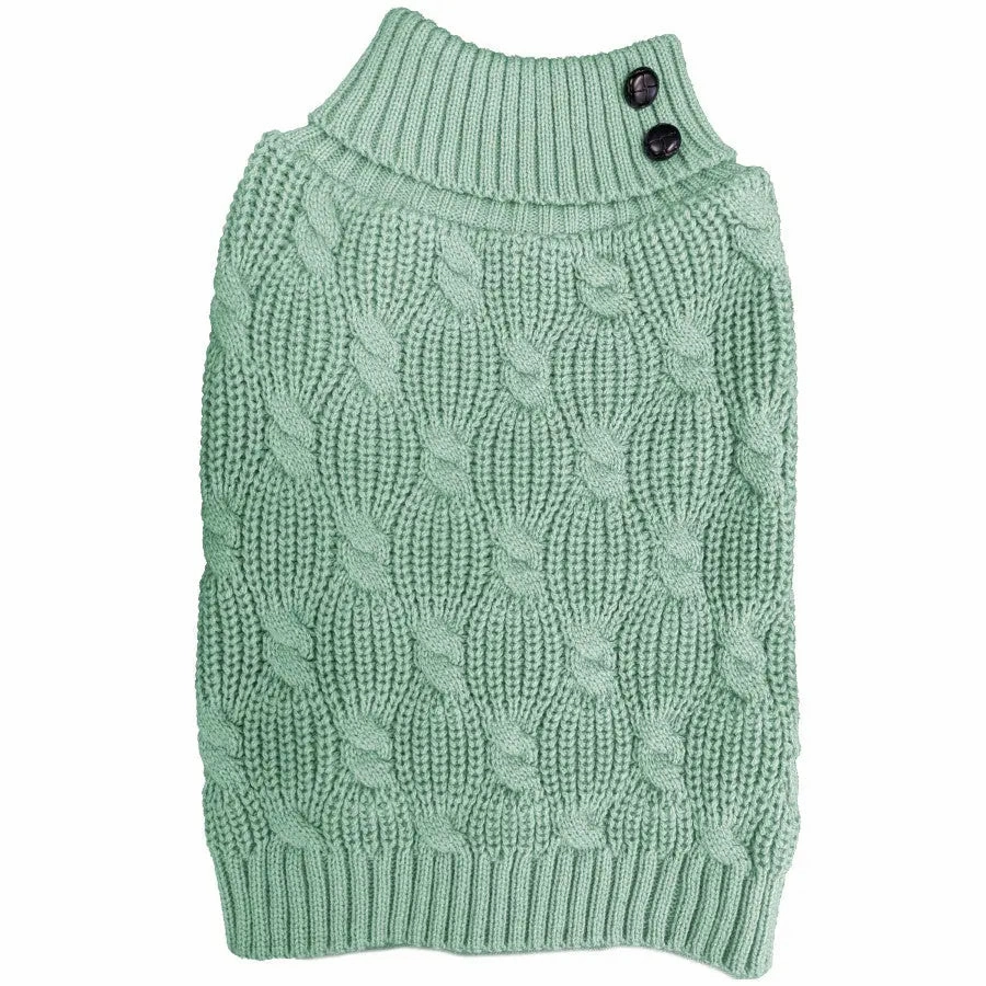 Fashion Pet Textured Cable Dog Sweater