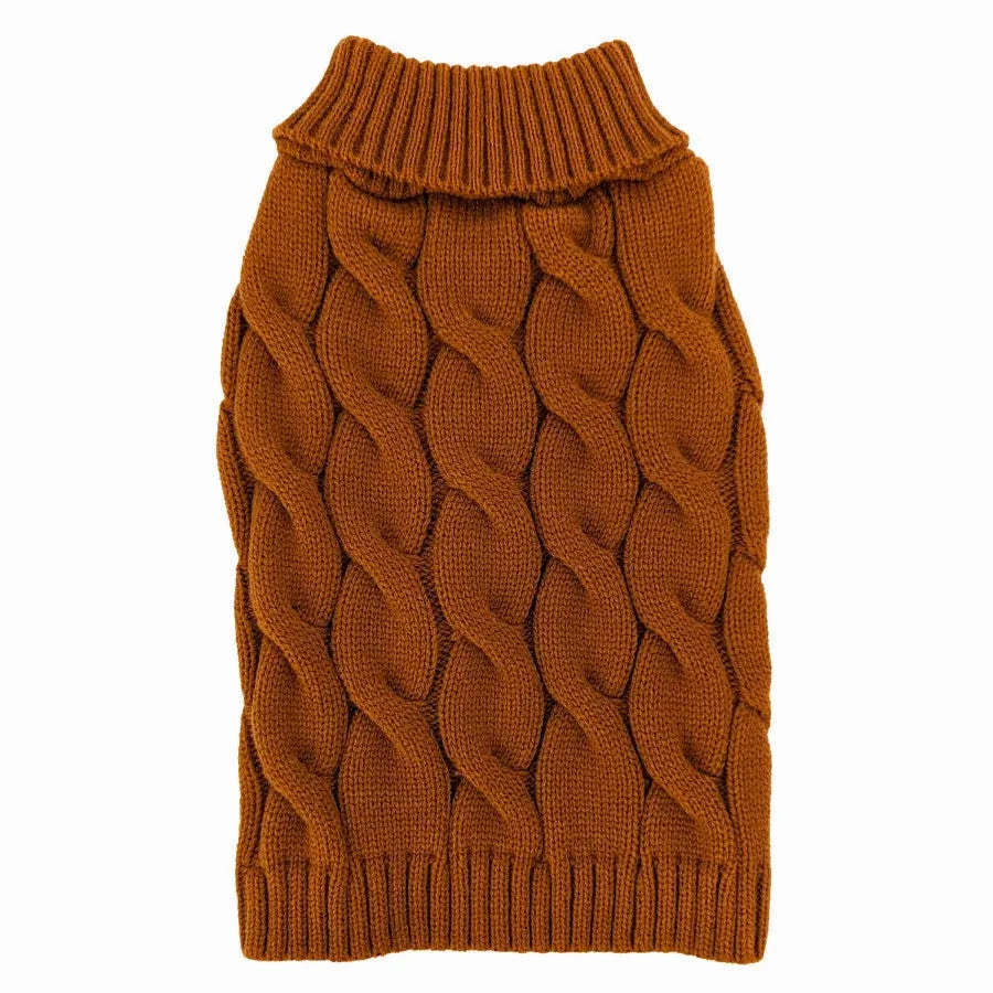 Fashion Pet Twisted Cable Dog Sweater