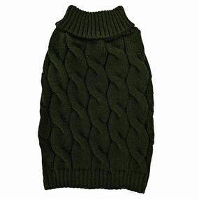 Fashion Pet Twisted Cable Dog Sweater
