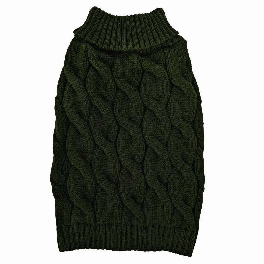 Fashion Pet Twisted Cable Dog Sweater