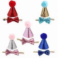 Glitter Party Hat & Bow Tie