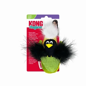 KONG Flingaroo Corny Bird Cat Toy
