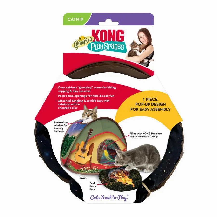 KONG Play Spaces Glamping Tent Cat Toy
