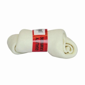 Lennox? Natural Premium Rawhide Knotted Bone Dog Treats 60 Count X 4-5"