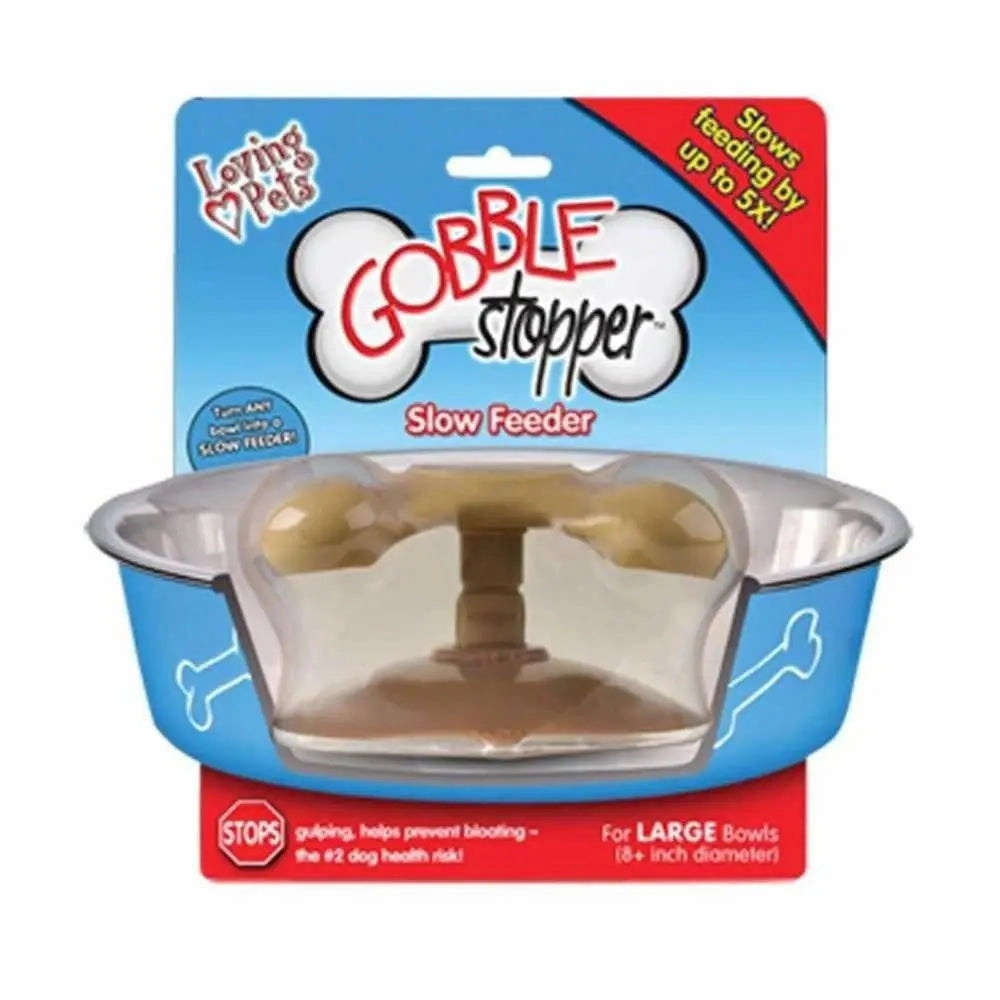 Loving Pets Gobblestopper Slow Feeder Medium, 6 In - 8 in