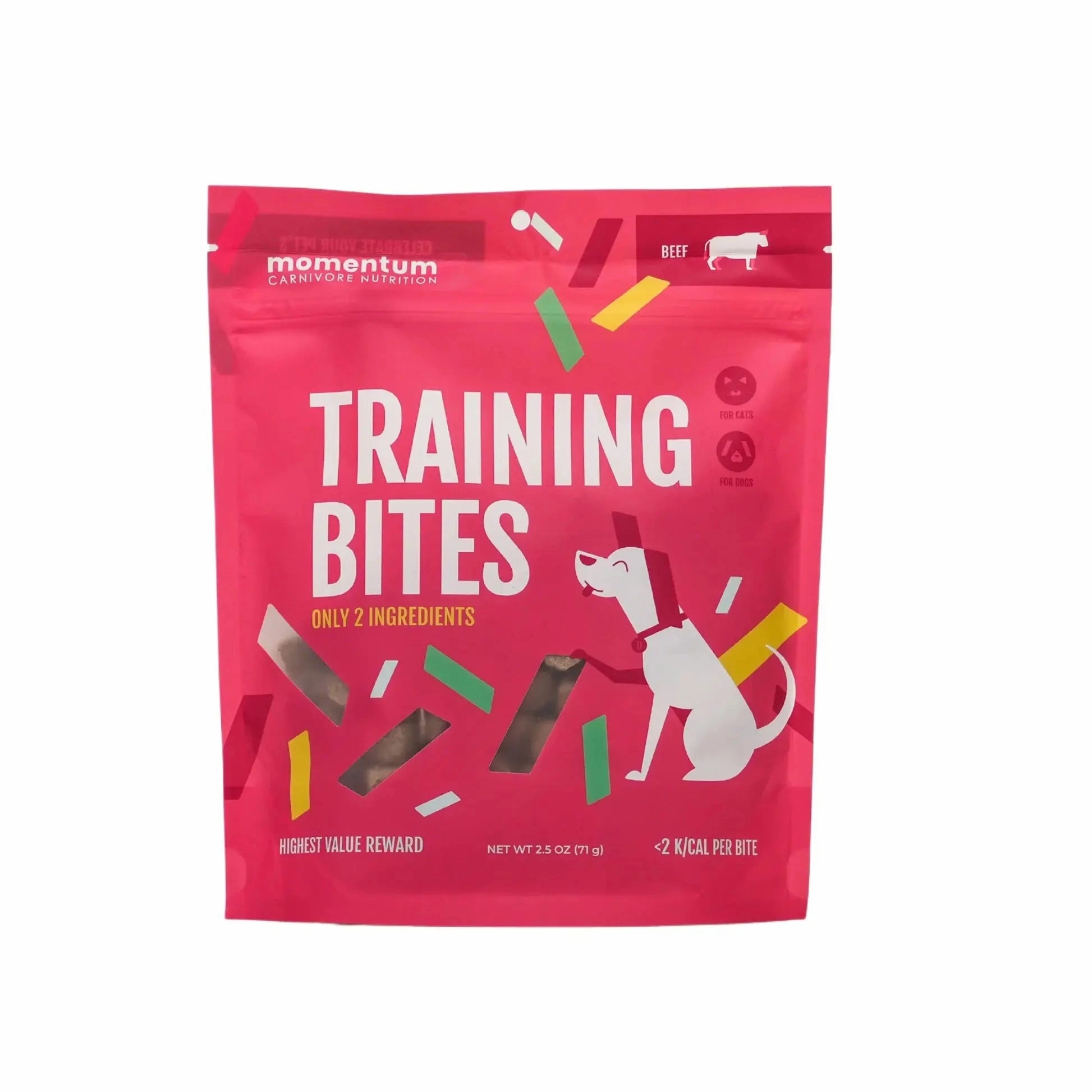 Momentum Carnivore Nutrition Freeze-Dried Training Bites for Dogs 2.5oz