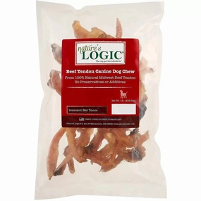 Nature??s Logic Beef Tendon Canine Chew Dog Treats 1 lb. Bag