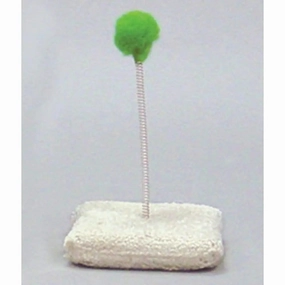 North American Pet Cat Spring Toy Scratcher with Spring Toy Neutral Tone