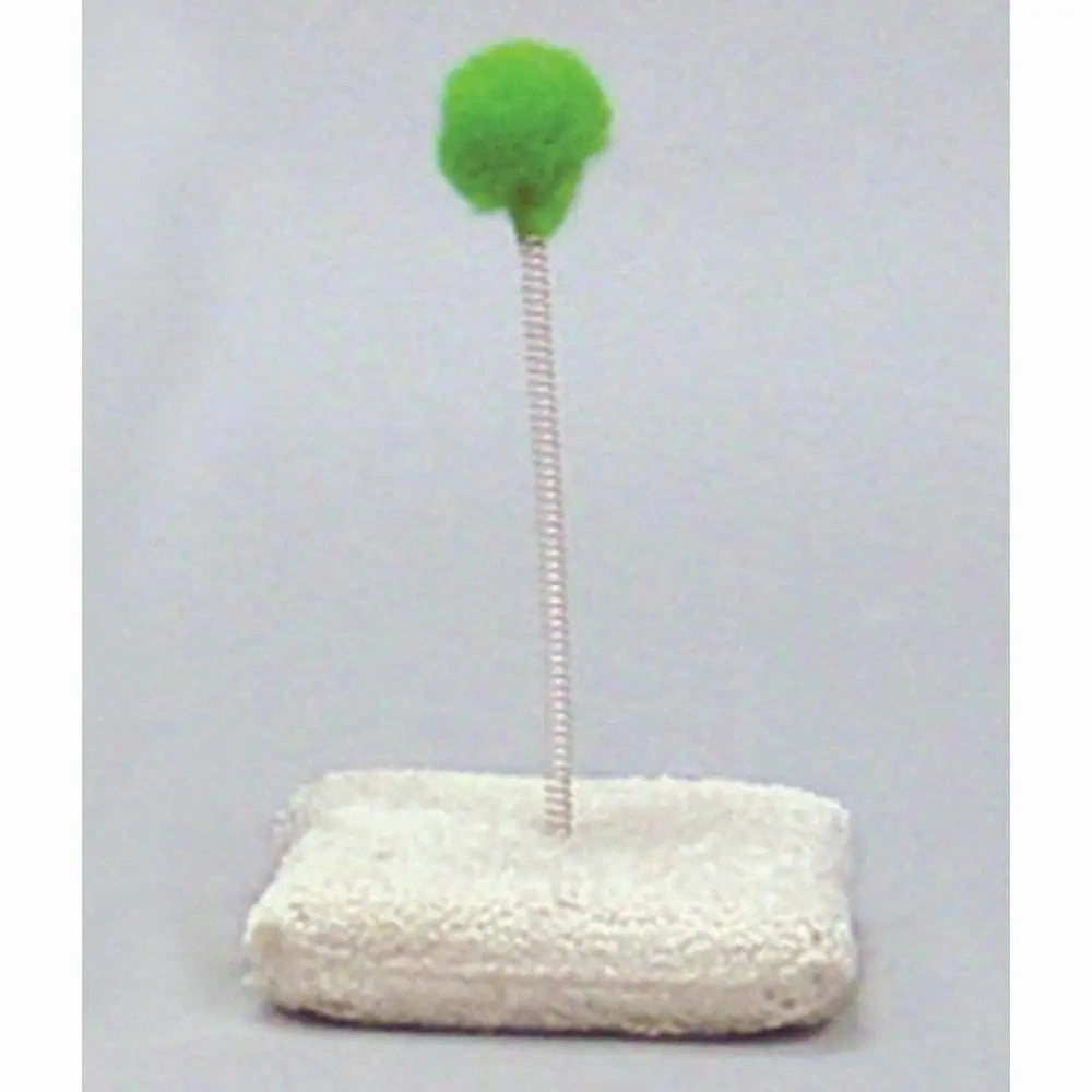 North American Pet Cat Spring Toy Scratcher with Spring Toy Neutral Tone