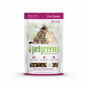 Pet Greens Cat Craves Semi-Moist Cat Soft Treat Turkey & Duck 3 oz