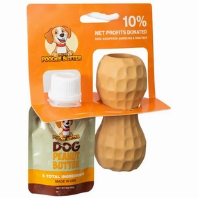Poochie Butter 2oz Squeeze Pack   Medium Toy Filler