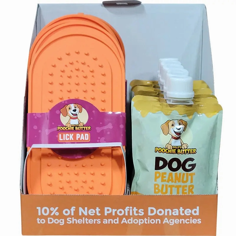 Poochie Butter Squeeze Pack   Lick Pad Oval