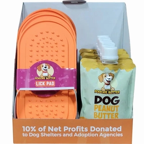 Poochie Butter Squeeze Pack   Lick Pad Oval