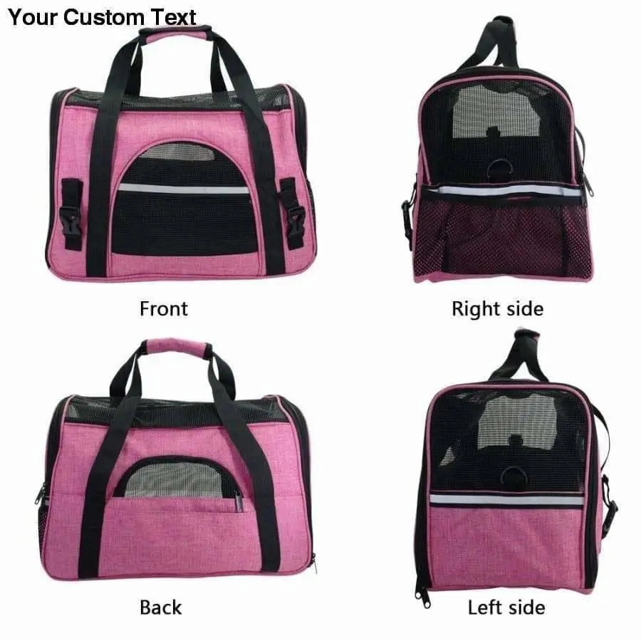 Portable Cat Bag Backpack Breathable Mesh Pet