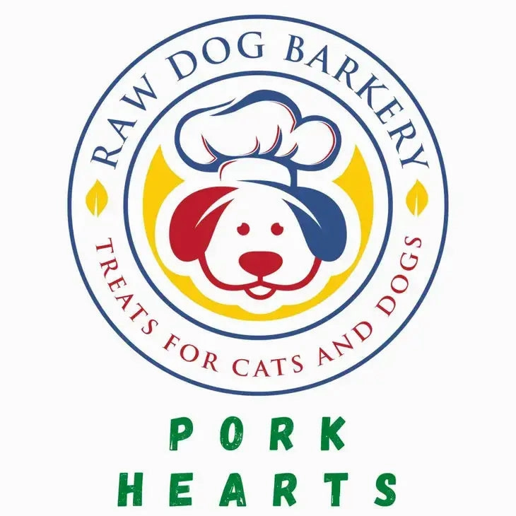 Raw Dog Barkery Pork Hearts Freeze-Dried Dog Treats
