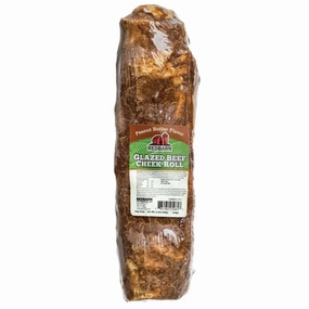 Redbarn Pet Products Glazed Beef Cheek Roll Dog Treat