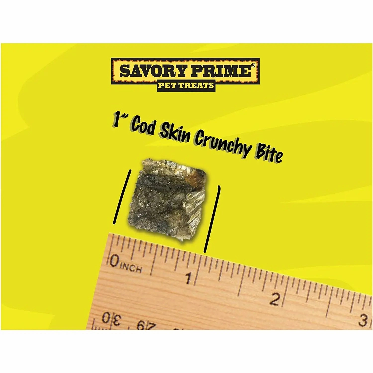 Savory Prime Cod Skin Crunchy Bites Dog Treats