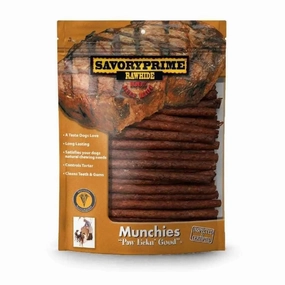 Savory Prime Munchie Sticks Beef Dog Treat 5 in, 100 pk
