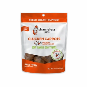 Shameless Pets Clucken Carrots Soft Baked Dog Treats