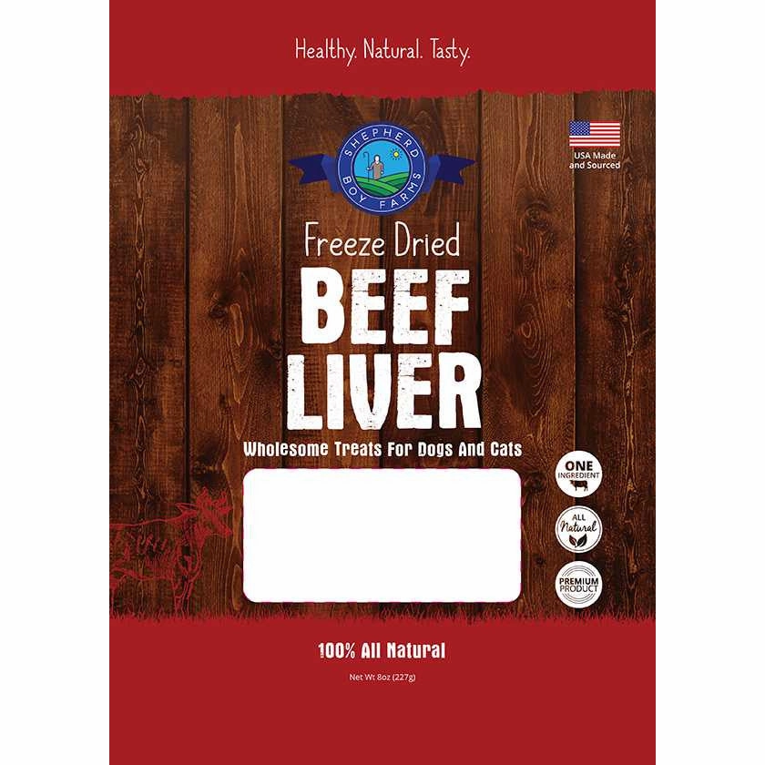 Shepherd Boy Farms Freeze Dried Beef Liver Dog Treats