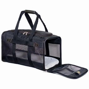 Sherpa's Pet Trading Company Original Deluxe Pet Carrier Black