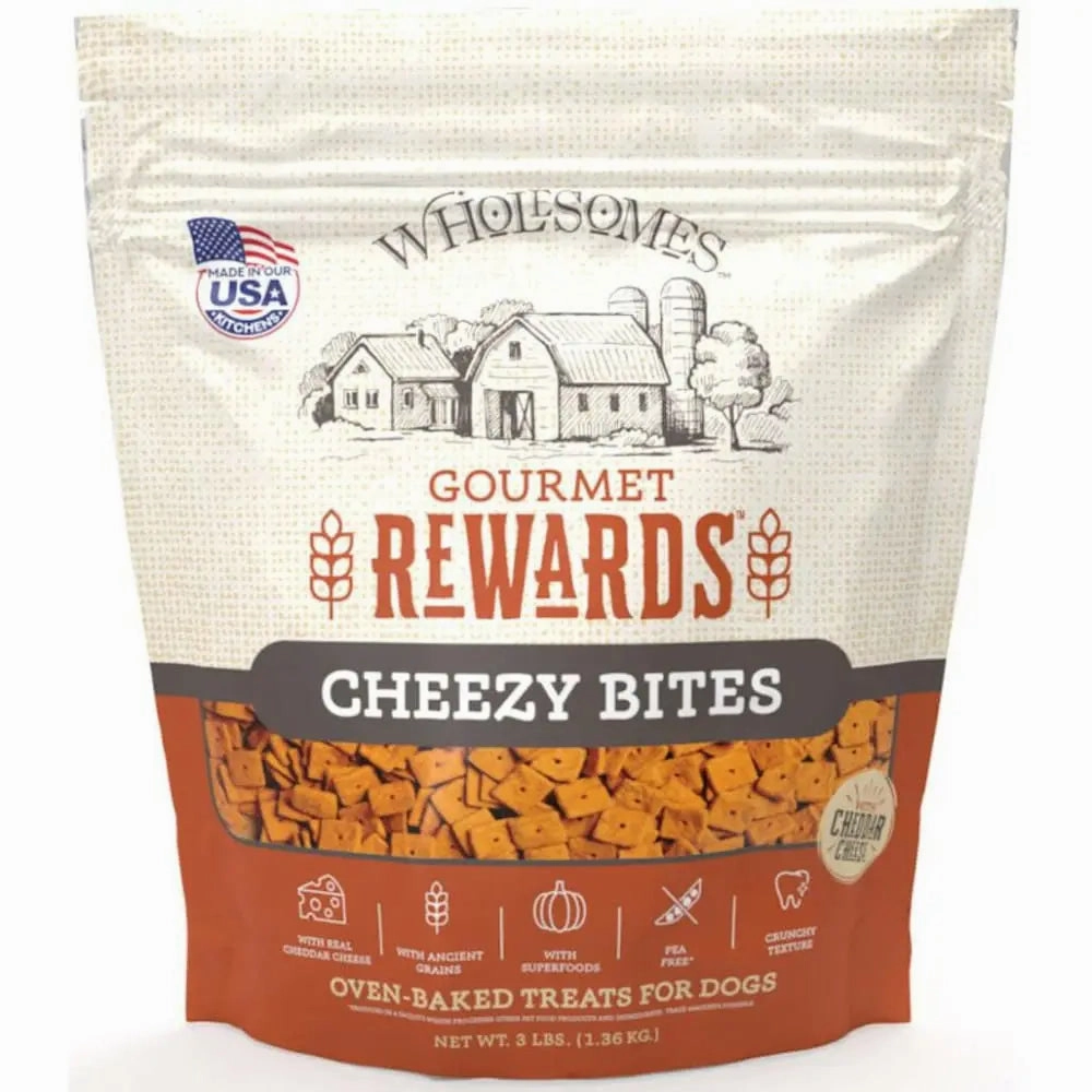SPORTMIX Wholesomes Gourmet Rewards Biscuit Dog Treats Cheezy Bite