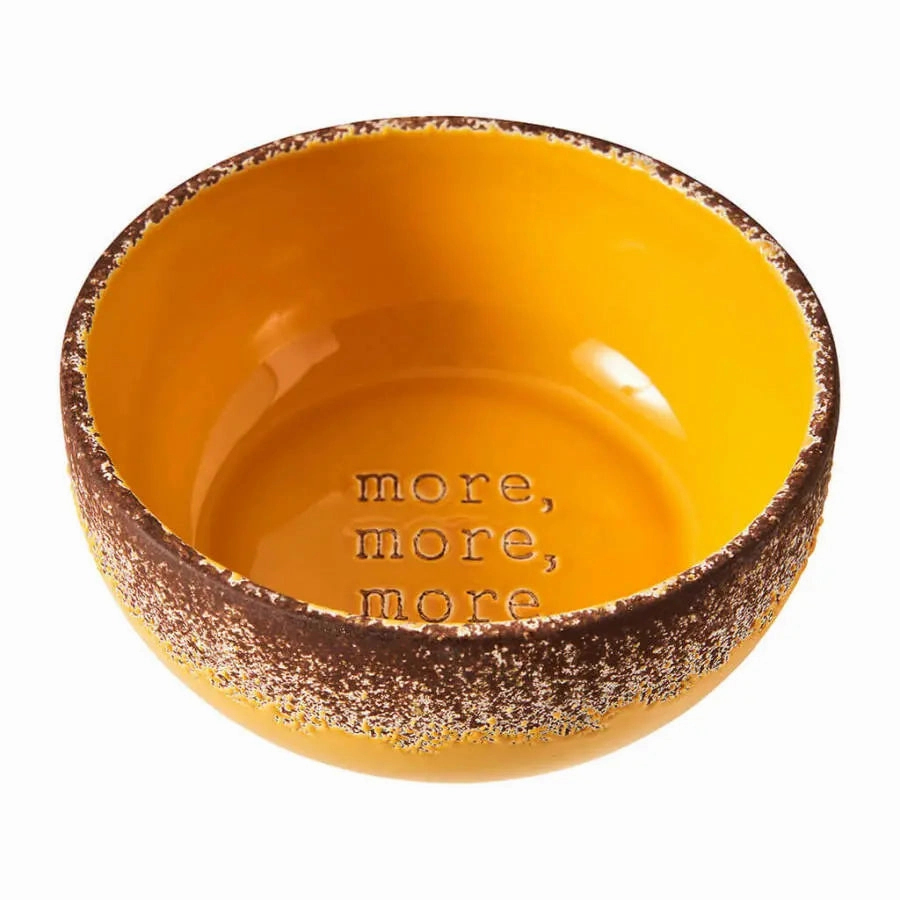 Spot More More Ceramic Dog Bowl