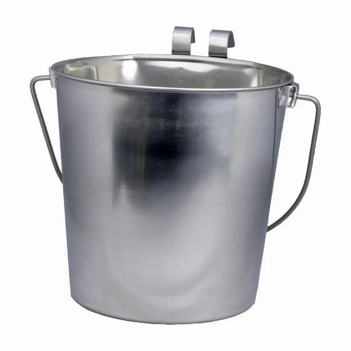 ThoozyPet Heavy Duty Flat Sided Pail with Two Hooks