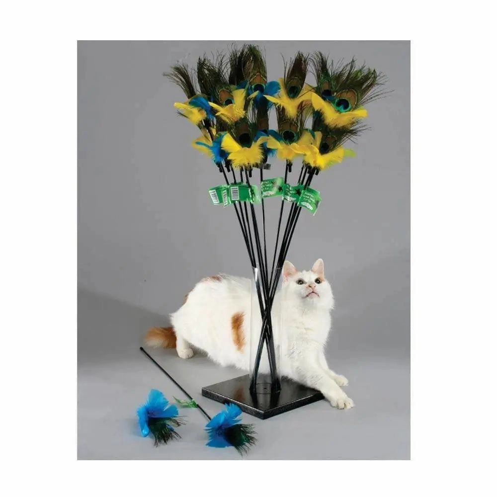 Vee Enterprises Purrfect? Peacock Feather Cat Toys
