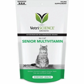 Vetri-Science Laboratories NuCat Senior Multivitamin for Cats 30ct