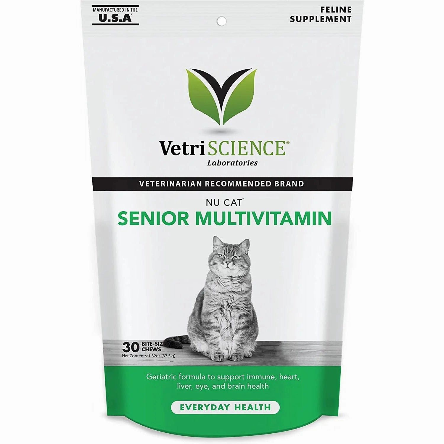 Vetri-Science Laboratories NuCat Senior Multivitamin for Cats 30ct