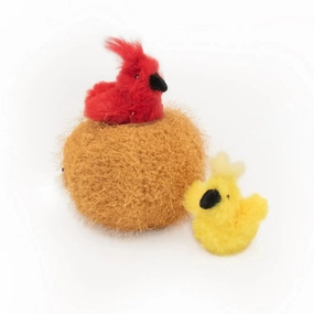 ZippyClaws Burrow? Birds in Nest Cat Toys