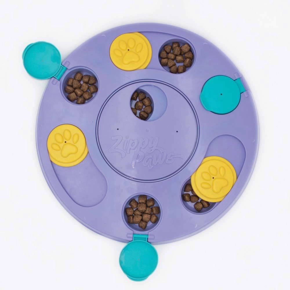 Zippypaws Smartypaws Puzzler Puzzle Feeder - Purple 28cm