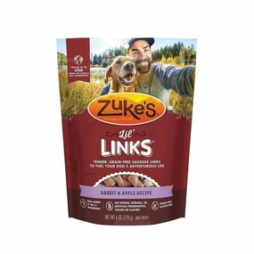 Zuke's? Lil?? Links? Grain Free Rabbit & Apple Recipe Dog Treats 6 Oz